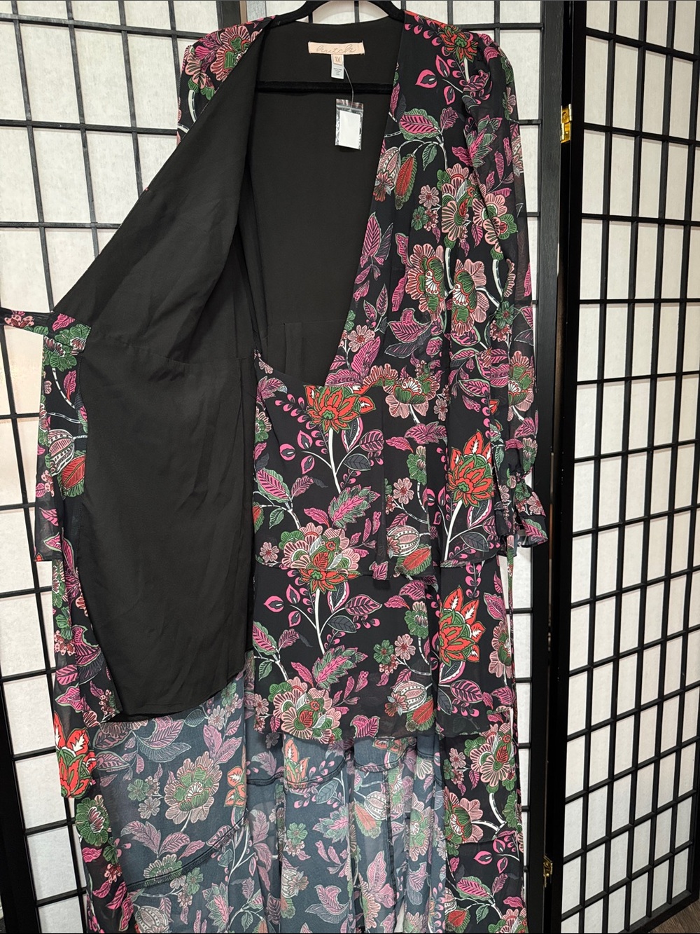Anthropologie Hutch Long-Sleeve V-Neck Wrap Maxi Dress – Size 1X – Sold Out - Picture 12 of 16
